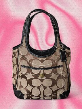 Y2K Coach Ergo Brown Shoulder Tote Bag